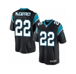 Youth Nike Carolina Panthers #22 Christian McCaffrey Limited Black Team Color NFL Jersey