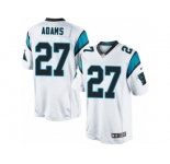 Youth Nike Carolina Panthers #27 Mike Adams Limited White NFL Jersey