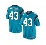 Youth Nike Carolina Panthers #43 Fozzy Whittaker Limited Blue Alternate NFL Jersey