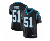 Youth Nike Carolina Panthers #51 Sam Mills Vapor Untouchable Limited Black Team Color NFL Jersey
