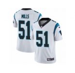 Youth Nike Carolina Panthers #51 Sam Mills Vapor Untouchable Limited White NFL Jersey