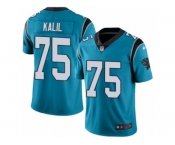 Youth Nike Carolina Panthers #75 Matt Kalil Limited Blue Rush NFL Jersey