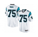 Youth Nike Carolina Panthers #75 Matt Kalil Limited White NFL Jersey