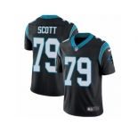 Youth Nike Carolina Panthers #79 Chris Scott Vapor Untouchable Limited Black Team Color NFL Jersey