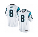 Youth Nike Carolina Panthers #8 Andy Lee Limited White NFL Jersey