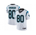 Youth Nike Carolina Panthers #80 Scott Simonson Vapor Untouchable Limited White NFL Jersey