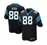 Youth Nike Carolina Panthers #88 Greg Olsen Black Team Color NFL Jersey