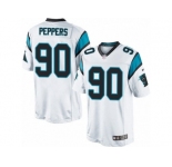 Youth Nike Carolina Panthers #90 Julius Peppers Limited White NFL Jersey
