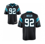 Youth Nike Carolina Panthers #92 Vernon Butler Black Team Color NFL Jersey