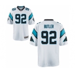 Youth Nike Carolina Panthers #92 Vernon Butler White NFL Jersey