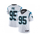 Youth Nike Carolina Panthers #95 Dontari Poe White Stitched NFL Vapor Untouchable Limited Jersey