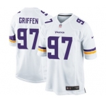 Men's Nike Minnesota Vikings #97 Everson Griffen Game White NFL Jersey