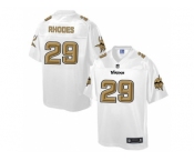 Nike Minnesota Vikings #29 Xavier Rhodes White Men's NFL Pro Line Fashion Game Jersey