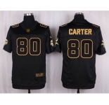 nike nfl jerseys minnesota vikings #80 carter black gold collection[Elite]