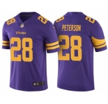 Men Minnesota Vikings #28 Adrian Peterson Purple Color Rush Limited Jersey