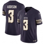 Men's Minnesota Vikings #3 Jordan Addison Deep Purple 2026 F.U.S.E. Rivalries Collection Limited Football Stitched Jersey