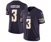 Men's Minnesota Vikings #3 Jordan Addison Deep Purple 2026 F.U.S.E. Rivalries Collection Limited Football Stitched Jersey
