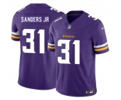 Men's Minnesota Vikings #31 Marcus Sanders Jr Purple 2026 Draft F.U.S.E. Vapor Untouchable Limited Football Stitched Jersey