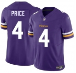 Men's Minnesota Vikings #4 Myles Price Purple 2026 F.U.S.E. Vapor Untouchable Limited Football Stitched Jersey