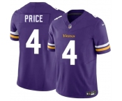 Men's Minnesota Vikings #4 Myles Price Purple 2026 F.U.S.E. Vapor Untouchable Limited Football Stitched Jersey