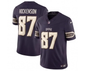 Men's Minnesota Vikings #87 T.J. Hockenson Deep Purple 2026 F.U.S.E. Rivalries Collection Limited Football Stitched Jersey