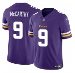 Men's Minnesota Vikings #9 J.J. McCarthy Purple 2024 Draft F.U.S.E. Vapor Untouchable Limited Football Stitched Jersey
