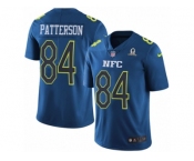 Men's Nike Minnesota Vikings #84 Cordarrelle Patterson Limited Blue 2017 Pro Bowl NFL Jersey