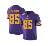 Men's Nike Minnesota Vikings #85 Rhett Ellison Limited Purple Rush NFL Jersey