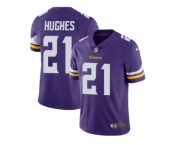 Nike Minnesota Vikings #21 Mike Hughes Purple Team Color Men Stitched NFL Vapor Untouchable Limited Jersey