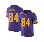 Nike Minnesota Vikings #84 Randy Moss Purple Men Stitched NFL Limited Rush Jersey