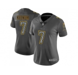 Women Nike Minnesota Vikings #7 Case Keenum Gray Static NFL Vapor Untouchable Limited Jersey