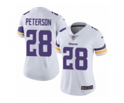 Women's Nike Minnesota Vikings #28 Adrian Peterson Vapor Untouchable Limited White NFL Jersey