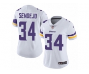 Women's Nike Minnesota Vikings #34 Andrew Sendejo Vapor Untouchable Limited White NFL Jersey