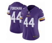 Women's Nike Minnesota Vikings #44 Chuck Foreman Vapor Untouchable Limited Purple Team Color NFL Jersey