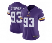 Women's Nike Minnesota Vikings #93 Shamar Stephen Vapor Untouchable Limited Purple Team Color NFL Jersey