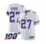 Youth Minnesota Vikings #27 Jayron Kearse White Vapor Untouchable Limited Player 100th Season Football Jersey