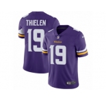Youth Nike Minnesota Vikings #19 Adam Thielen Vapor Untouchable Limited Purple Team Color NFL Jersey