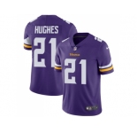 Youth Nike Minnesota Vikings #21 Mike Hughes Purple Team Color Stitched NFL Vapor Untouchable Limited Jersey