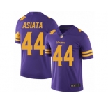 Youth Nike Minnesota Vikings #44 Matt Asiata Limited Purple Rush NFL Jersey