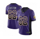 Youth Nike Minnesota Vikings #62 Nick Easton Limited Purple Rush Drift Fashion NFL Jersey