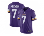 Youth Nike Minnesota Vikings #7 Case Keenum Purple Team Color Stitched NFL Vapor Untouchable Limited Jersey