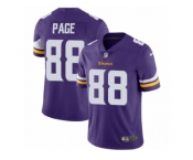 Youth Nike Minnesota Vikings #88 Alan Page Vapor Untouchable Limited Purple Team Color NFL Jersey