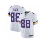 Youth Nike Minnesota Vikings #88 Alan Page Vapor Untouchable Limited White NFL Jersey