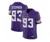 Youth Nike Minnesota Vikings #93 Shamar Stephen Vapor Untouchable Limited Purple Team Color NFL Jersey