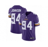 Youth Nike Minnesota Vikings #94 Jaleel Johnson Vapor Untouchable Limited Purple Team Color NFL Jersey