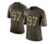 Youth Nike Minnesota Vikings #97 Everson Griffen Limited Green Salute to Service NFL Jersey