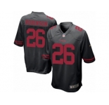 Men's Nike San Francisco 49ers #26 Rashard Robinson Game Black Alternate NFL Jersey