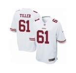 Men's Nike San Francisco 49ers #61 Andrew Tiller Game White NFL Jersey