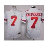 nike nfl jerseys san francisco 49ers #7 kaepernick white[game]