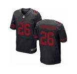 Men's Nike San Francisco 49ers #26 Rashard Robinson Elite Black Alternate NFL Jersey